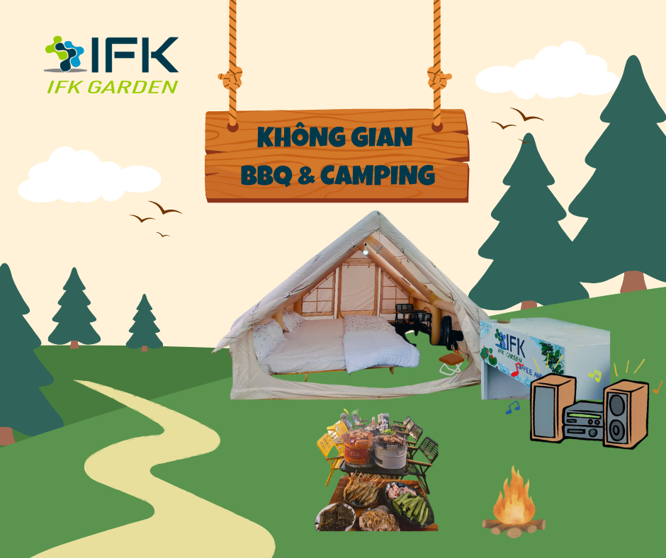 IFK Garden_Khong gian BBQ va cam trai